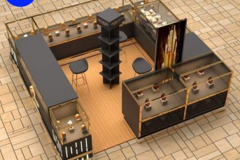 Kiot trưng bày sang trọng CAG14 (3.6M x 1.8M x 3.6M) 