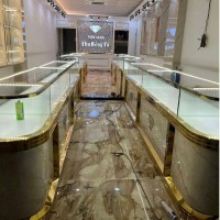 Tủ trưng bày trang sức giữa nhà PVG45 - Tinh hoa nghệ thuật trưng bày đẳng cấp