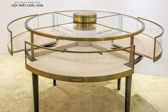 TGN V10- MẪU TỦ CONG CHÂN INOX 201