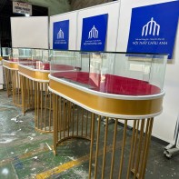 Hệ Tủ Trưng Bày Vàng Inox Cao Cấp 